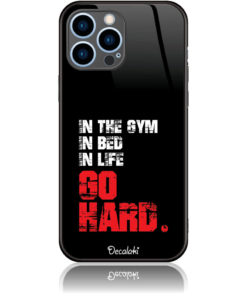 Go Hard Gym Addicted Θήκη Κινητού Σχέδιο 50133