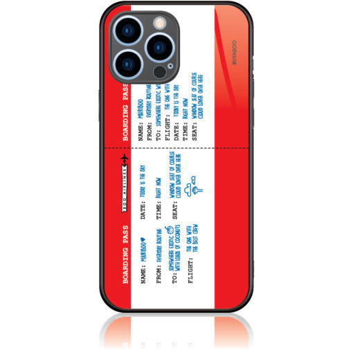 Boarding Pass (Red) Θήκη Κινητού - Inspired By Mairiboo Σχέδιο 202128